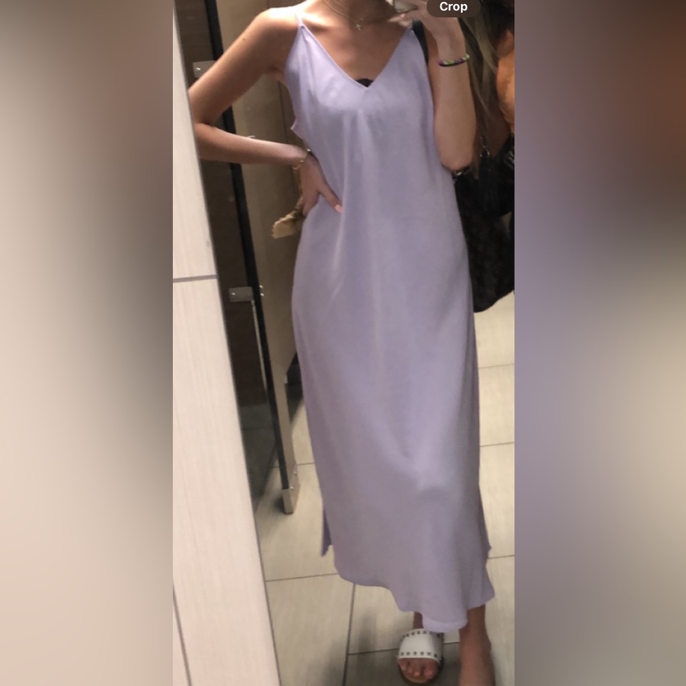 A New Day Target lavendar slip dress- Size L